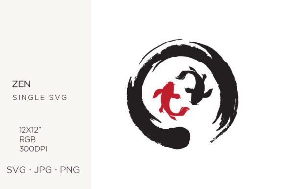 Bringing Balance to Your Brand and Home with Zen Symbol with Koi Fishes