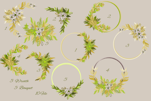 Choosing the Right Floral Bouquet Flower Wreath Frame for Professional and Personal Design Projects