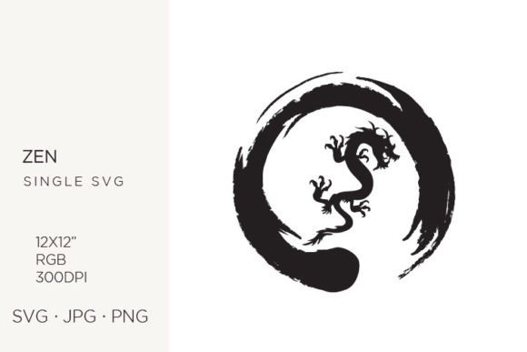 Dragon Inside Zen Symbol: Creative Design Guide