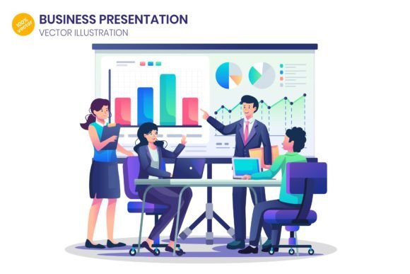 Elevate Your Brand with Flat Illustrations