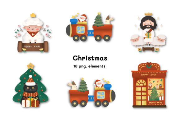 Elevate Your Holiday Designs with Christmas Clipart Graphics
