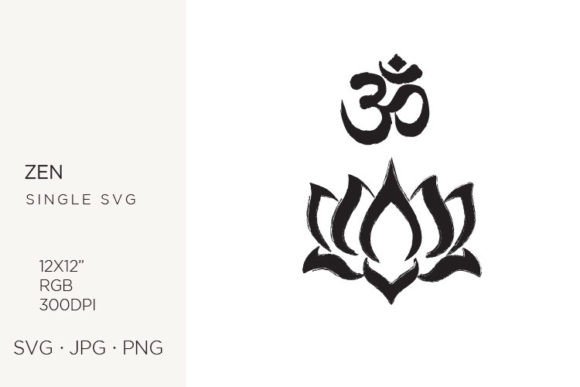 Elevating Brand Identity and Personal Spaces with the Lotus and Om Symbol