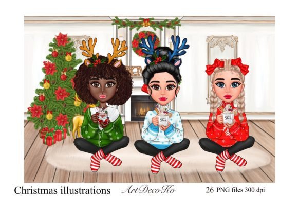 Strategic Visual Planning with Christmas Chibi Assets for Brand and Project Success