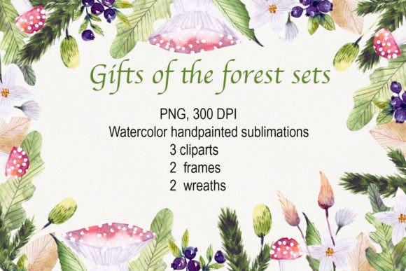 Unleashing Nature's Charm with the Gift of the Forest Watercolor Collection