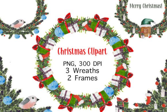 Unlocking the Charm of Christmas Watercolor Vintage Clipart for Your Holiday Projects