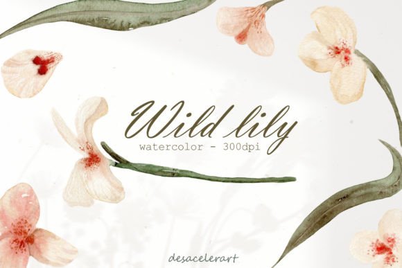 Unlocking the Potential of Watercolor Wild Lily - Flowers Clip Art for Your Creative Projects