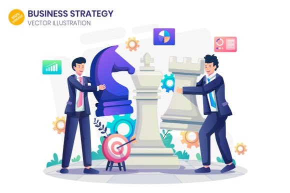 Visualizing Victory: Why Business Strategy Flat Illustrations Win in Modern Design